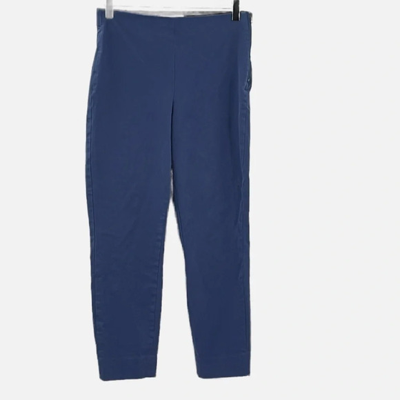 Everlane Side Zip Work Pant Cropped in Atlantic Blue - Size 6 - Picture 2 of 6